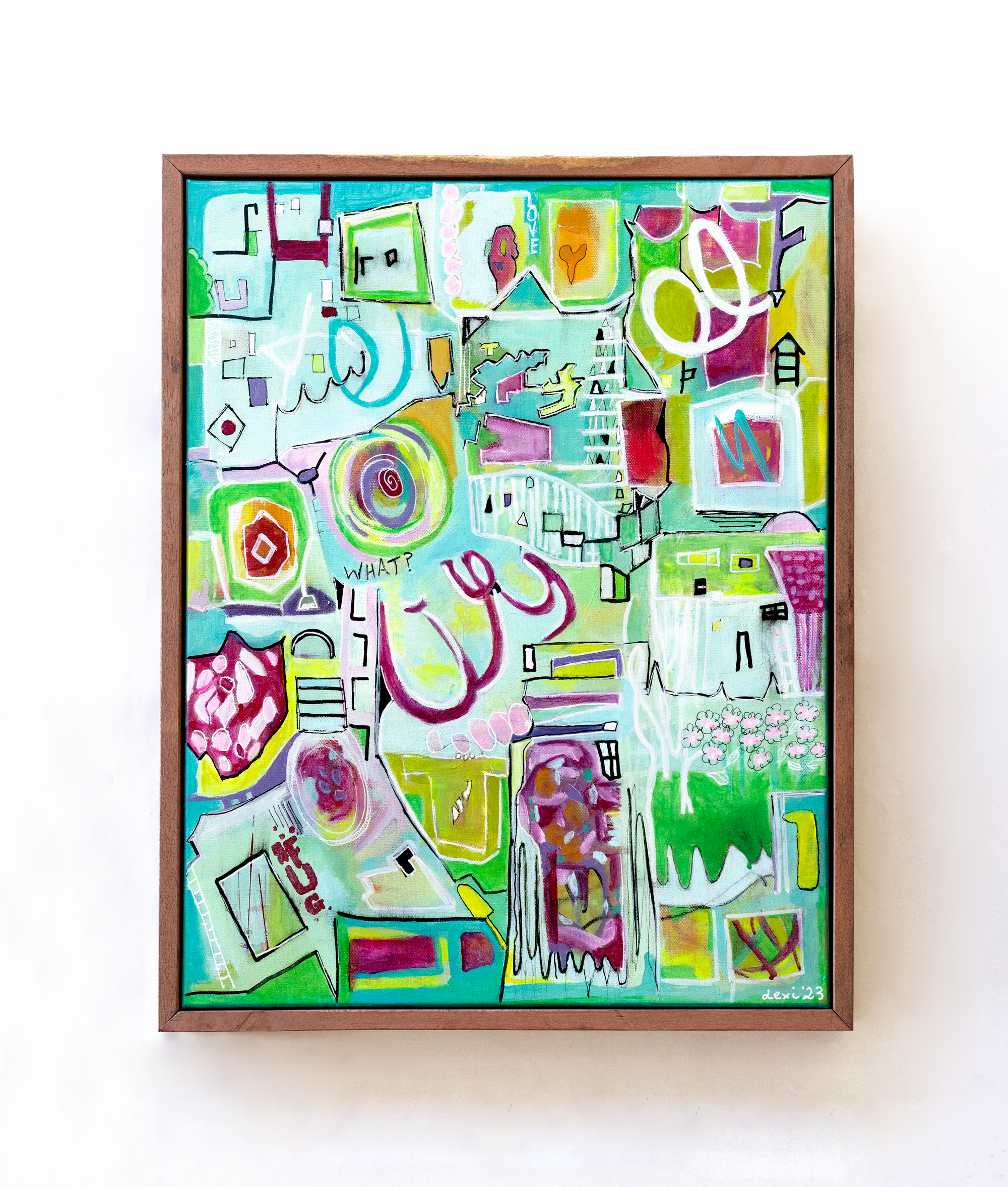 Slice of Life - Acrylic paint